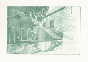 Cevennes. Etching and Aquatint